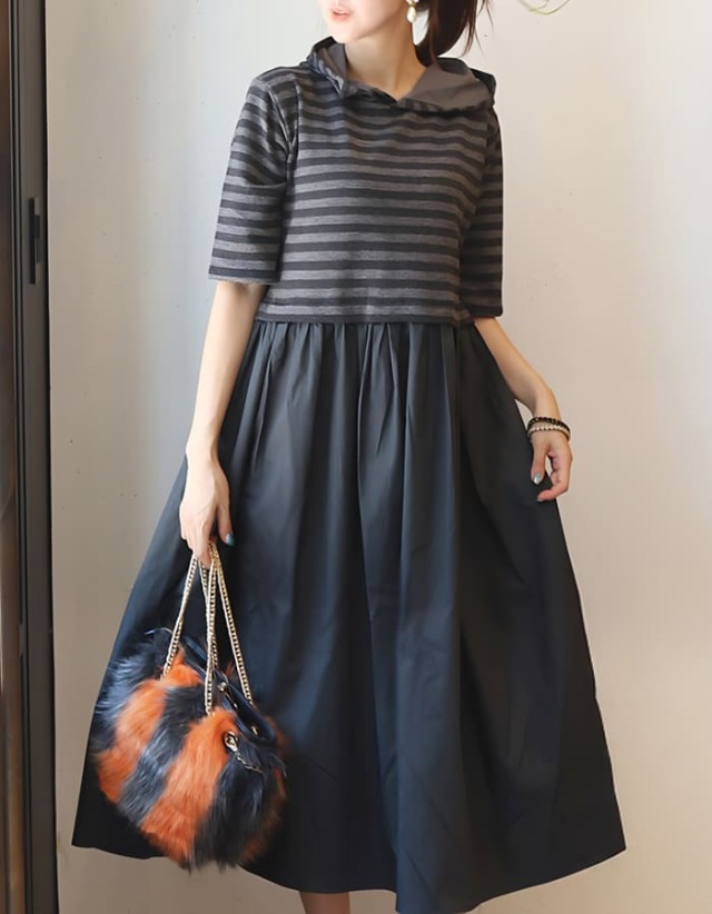 アンナ・ボーダードッキングワンピ