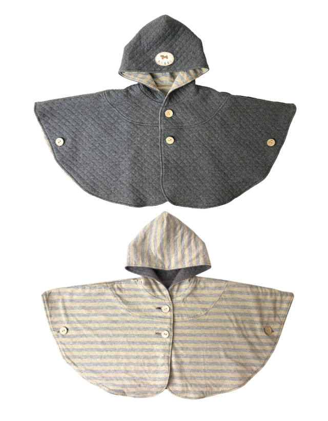 リバーシブル・あったかキルティングマント