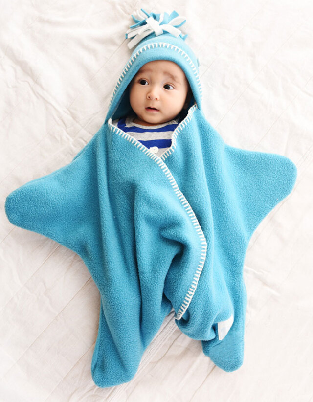 Tuppence ＆ Crumble 星型ベビーアフガン(4-10ヶ月用)