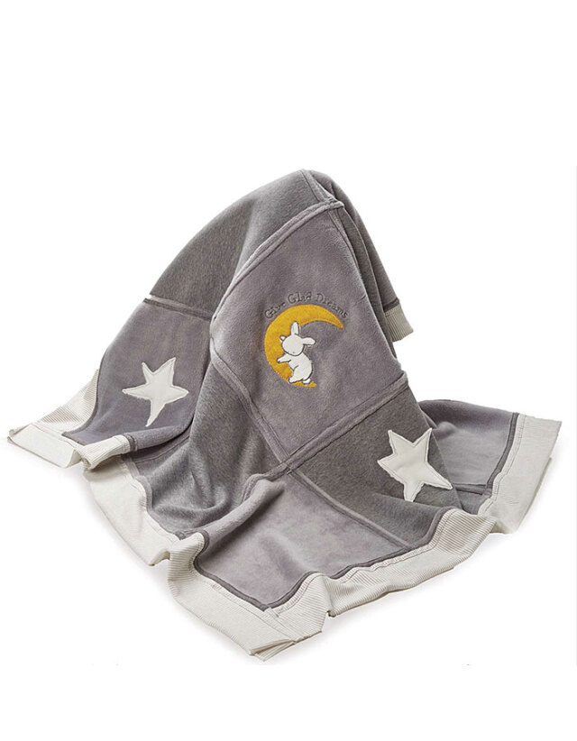 起毛フリースキルトブランケット