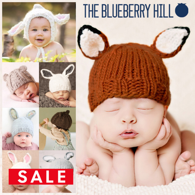 【SALE50％OFF】【ベビー・キッズ】ブルーベリーヒル ニット帽 ベビーキャップ ベビー帽子 ニット小物 赤ちゃん 冷え対策 冬生まれ 