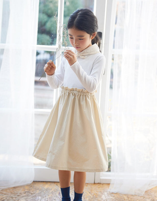 「リブコットン・ドッキングワンピース」