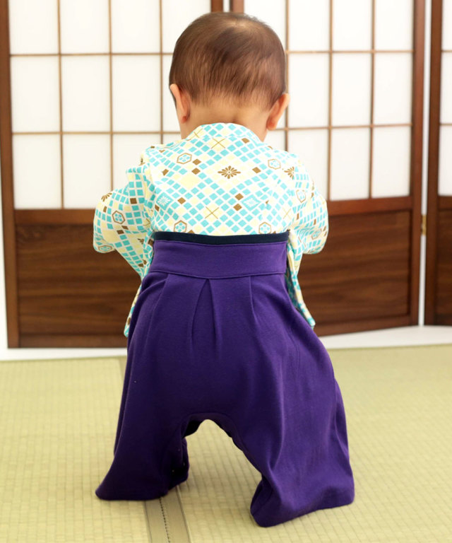 ベビー キッズ 袴ロンパース 男の子 ベビー キッズ 袴ロンパース 男の子