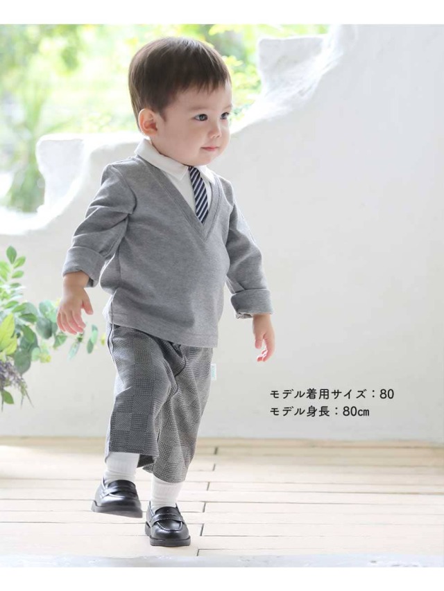 男の子 半袖フォーマル風 90.95 - その他