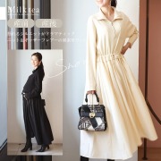 【美品】　授乳服 ワンピース ベージュピンク SweetMommy(授乳服&マタニティ) マタニティ 服 フォーマル