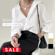 SALE ＜授乳服・マタニティウエア＞テティス・フーディーシャツ（ボタンタイプの授乳口）　妊娠 出産 産前 産後 妊婦服 トップス お宮参り フォーマル オケージョン Milk tea ミルクティー