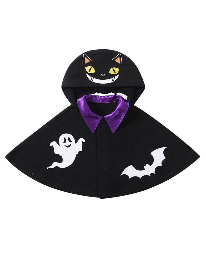 ハロウィンフード付きマント
