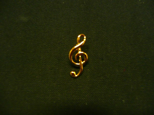 ミニピン　ト音記号 　DMP-12/GC