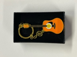 メタル　フォークギター　キーホルダー