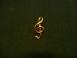 ミニピン　ト音記号 　DMP-12/GC