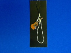 フォークギター　ダイヤチェーンストラップ