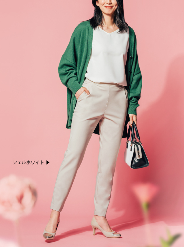 美品◇M.KYOKO佐藤繊維◇テーパードパンツ◇リバーシブル 楽天市場】[ テーパードパンツ レディース 股上深め ] なめらか