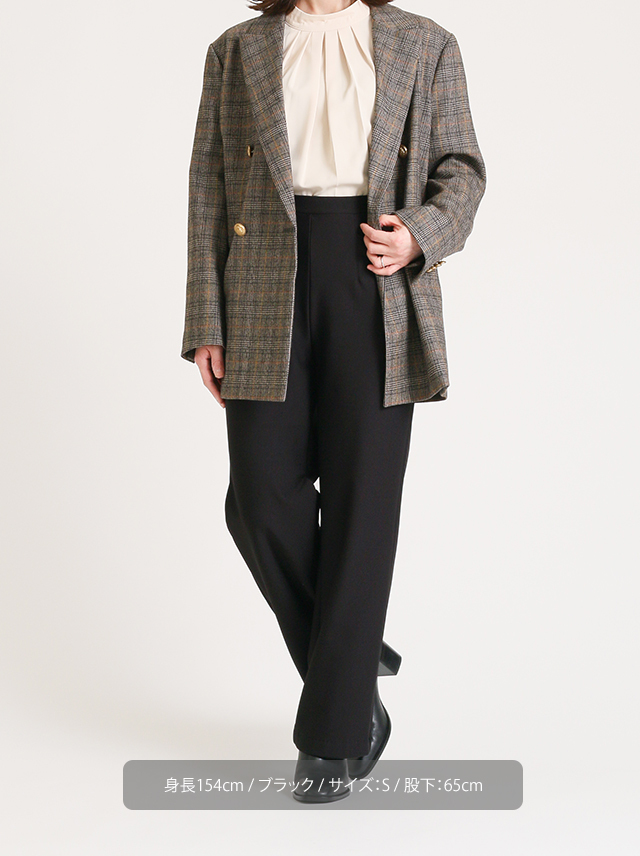 P2＜ピーツー＞】マシュマロ起毛ソフトワイドパンツ【日本製】