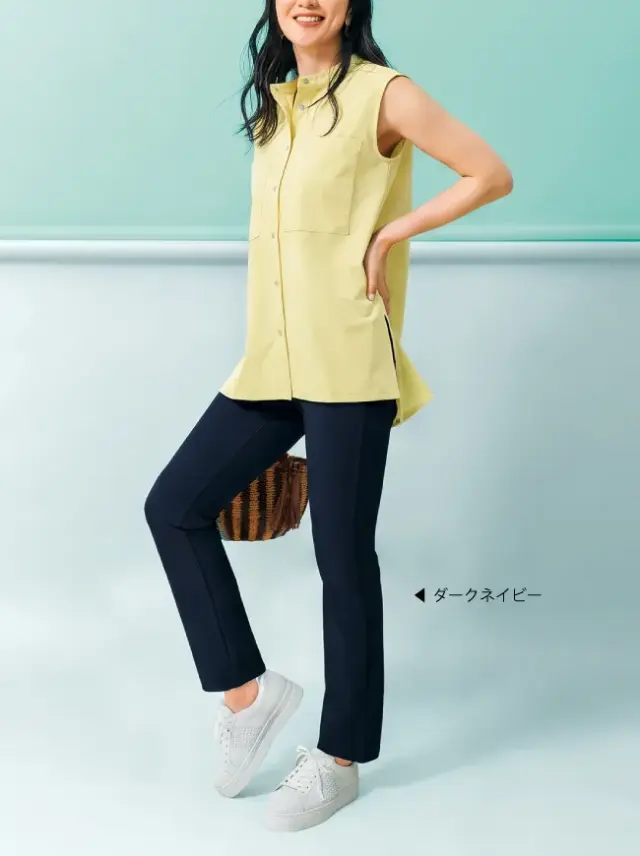 【P2＜ピーツー＞】サマーハイテンションストレートパンツ【日本製】