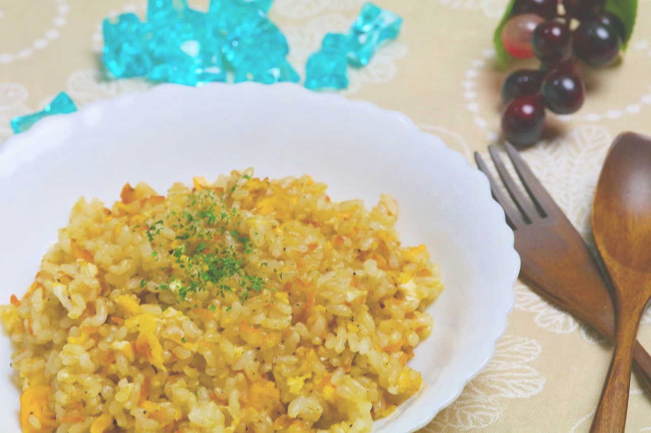 【ヘルシー油でさっぱり】自然栽培発芽玄米の焦がし醤油チャーハン