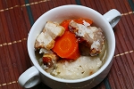【豚の旨味】自家製ベーコンと根菜のスープ煮