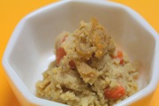 【有機豆乳炊き】自家製有機おからとじゃこ煮