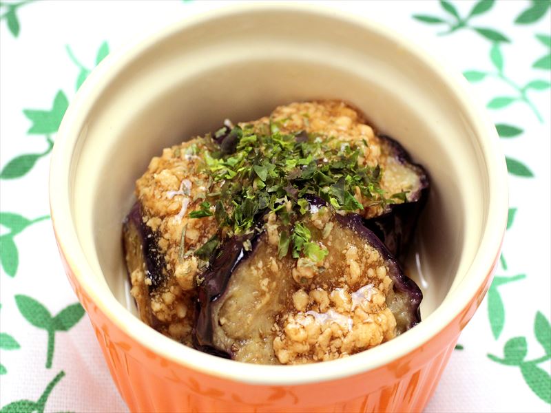 【ご飯にぴったり】ジューシー茄子の鶏そぼろあん