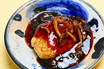 【人気のハンバーグ】鶏つくねハンバーグ　たまり醤油仕立て