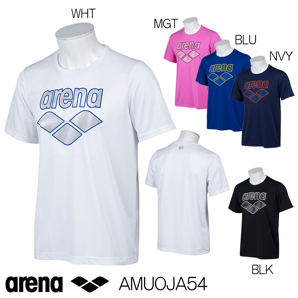 AMUOJA54　アリーナ　ａｒｅｎａ　Ｔシャツ　プラクティスＴシャツ　ビックロゴＴシャツ　水泳　SWIM