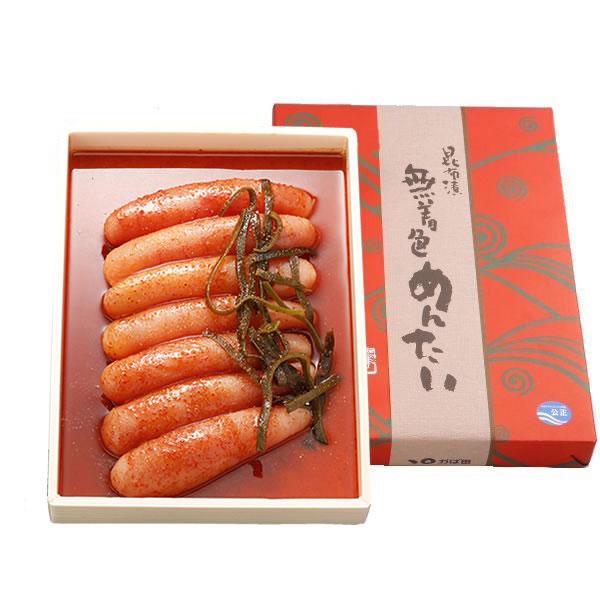 昆布漬辛子めんたい『無着色』 化粧箱詰 500g（121051）