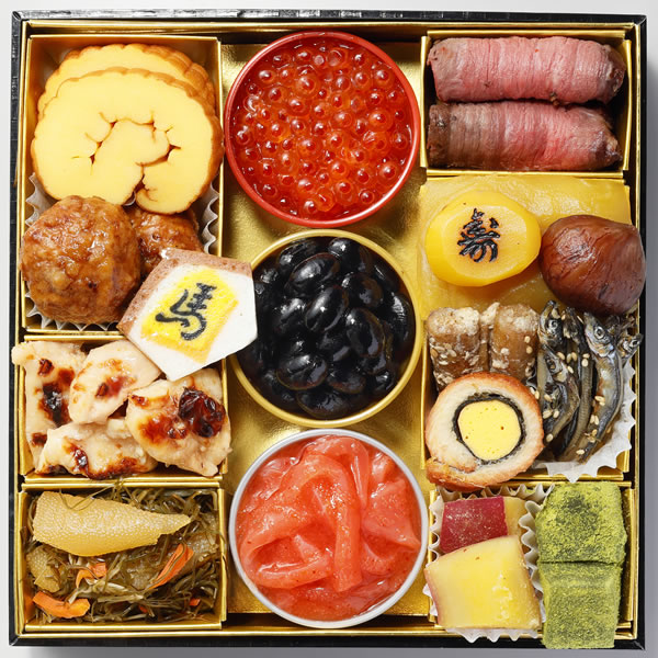 早割/新春予約/かば田のおせち二段重/送料込み/36品・2～3人前/お節