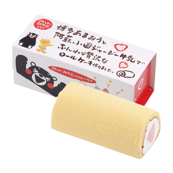 【熊本県】博多あまおうと阿蘇小国ジャージー牛乳の贅沢ロールケーキ (670005)