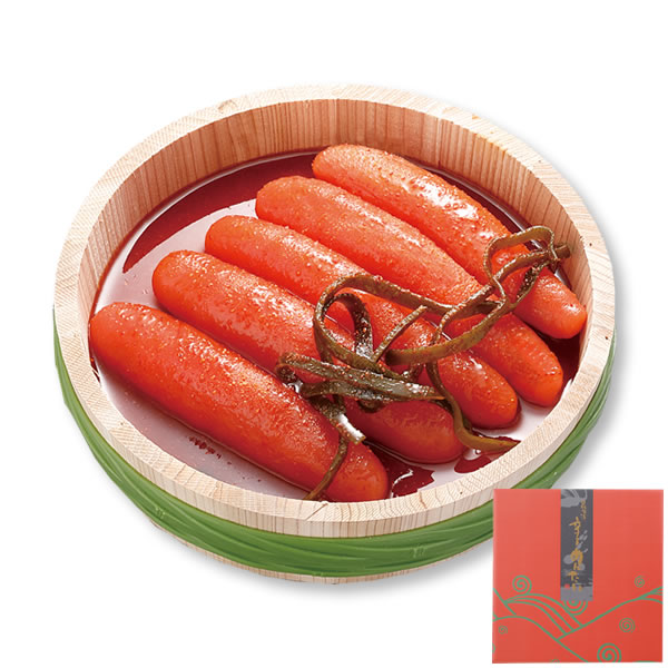 【送料無料】昆布漬辛子めんたい『木樽詰』330g (845245)