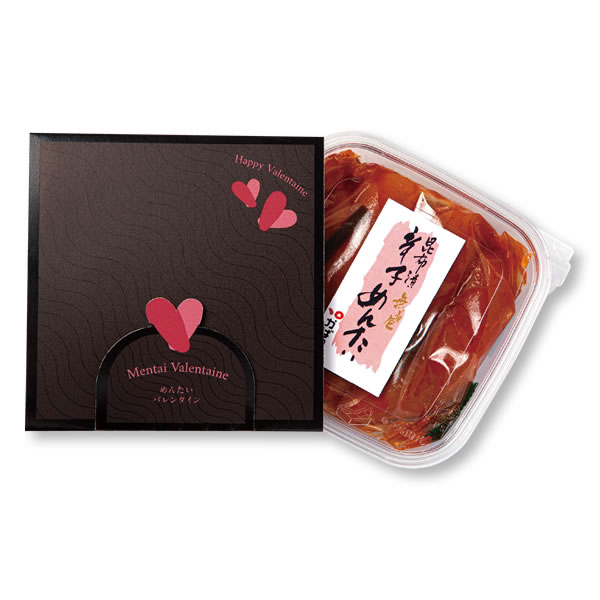 バレンタインめんたい（無着色昆布漬辛子めんたい 110g）(851214)