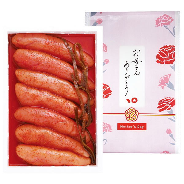 【送料無料】「お母さんありがとう」めんたい [無着色昆布漬辛子めんたい『1本物』570g] (852245)