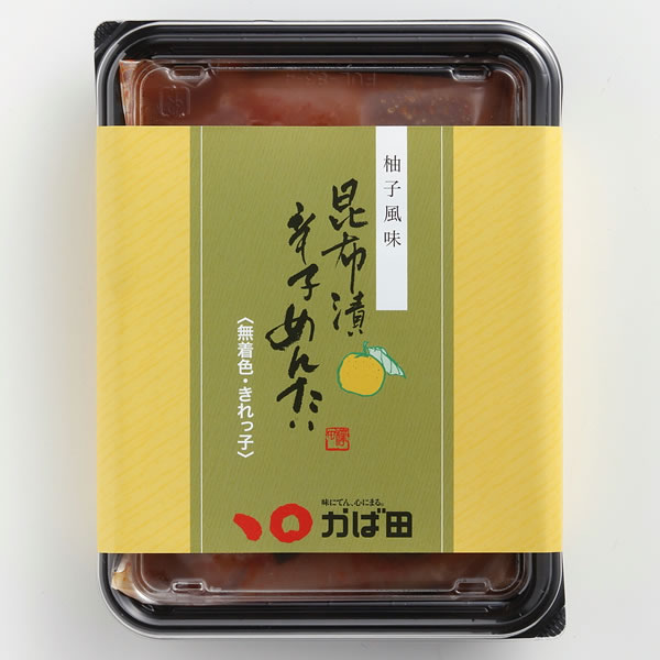 【新春大特価】柚子風味昆布漬無着色辛子めんたい（きれっ子） 200g (853007)