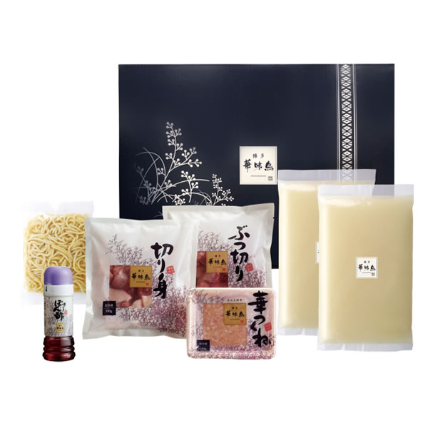 【送料無料】【福岡県】博多華味鳥 水たき鍋セット (4人前) (620205)