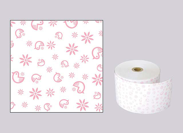 ファンシーレジ用紙　ファンタジー　ピンク　（58mm）　8巻入