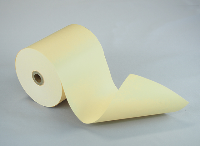 両面カラーサーマルロール　クリーム　（80mm）