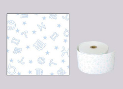 ファンシーレジ用紙　星座　青　（58mm）　8巻入