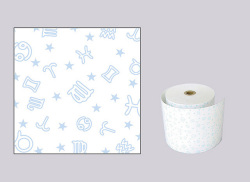 ファンシーレジ用紙　星座　青　（80mm）　8巻入