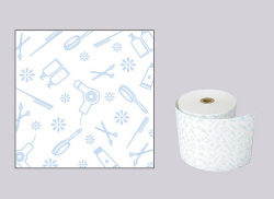 ファンシーレジ用紙　はさみ　青　（80mm）　3巻入