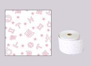 ファンシーレジ用紙　星座　ピンク　（58mm）　3巻入