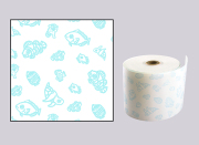 ファンシーレジ用紙　さかな柄　80mm幅