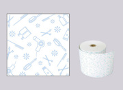 ファンシーレジ用紙　はさみ　青　（80mm）　3巻入