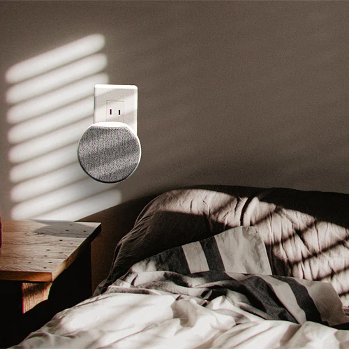 OCアコースティック コンセントスピーカー「コンスピ」ライトグレー