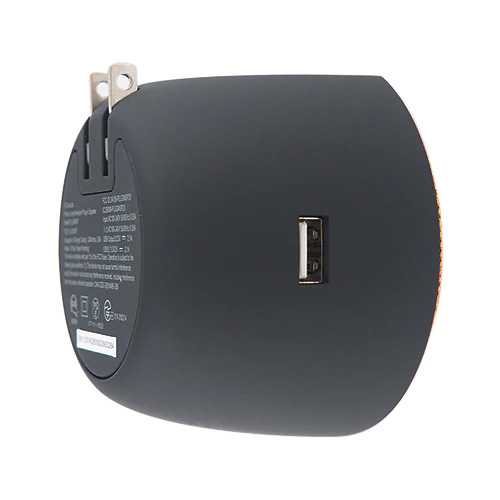 コンセントスピーカー「コンスピ」オレンジ/ブラック