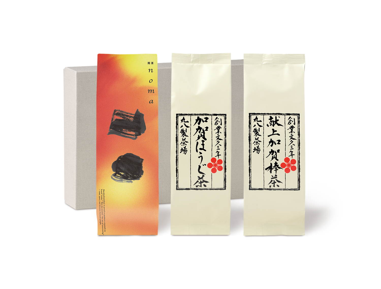 F3-5420(献上・加賀ほうじ・noma各袋×1) 丸八製茶場オンラインショップ