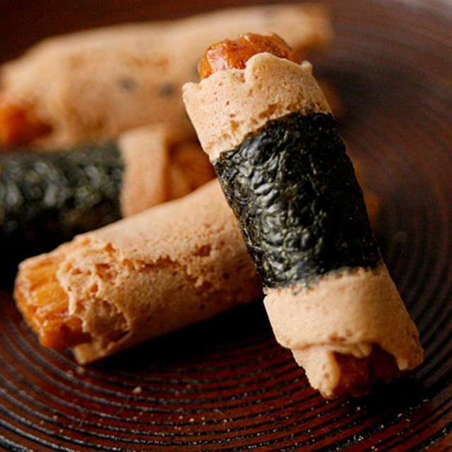 金沢百縁煎餅「あられ巻」　４個