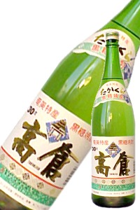 黒糖焼酎　高倉　1800ミリ