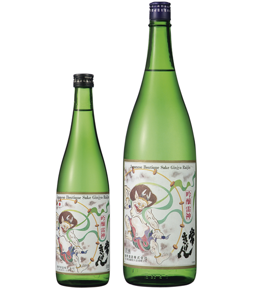 鹿野酒造　常きげん　雷神（吟醸）　1800ｍl