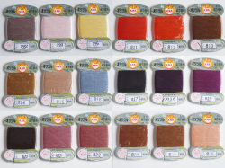 オリヅル　絹手縫い糸　40m巻　バラ（192～825番）