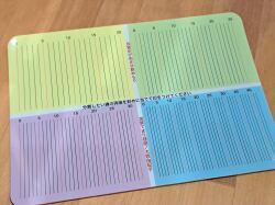 ゆびぬき分割めもり