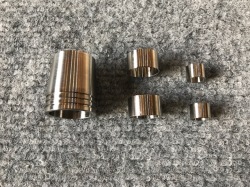 影竿「縁430」用口金＆ハンドルパイプ（チタン）