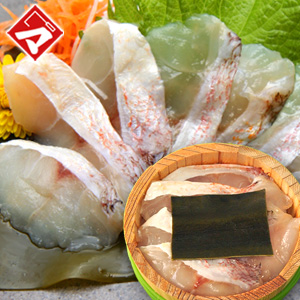 若狭ぐじ(甘鯛)の昆布締め　半樽　1個　【高電圧凍結仕様】[_211103_]